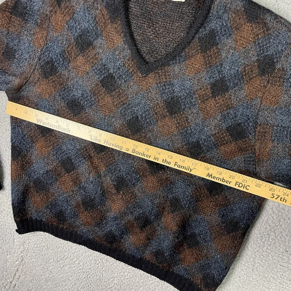 Vintage 60s‎ Catalina Mohair Sweater Grunge Fuzzy Men's XL